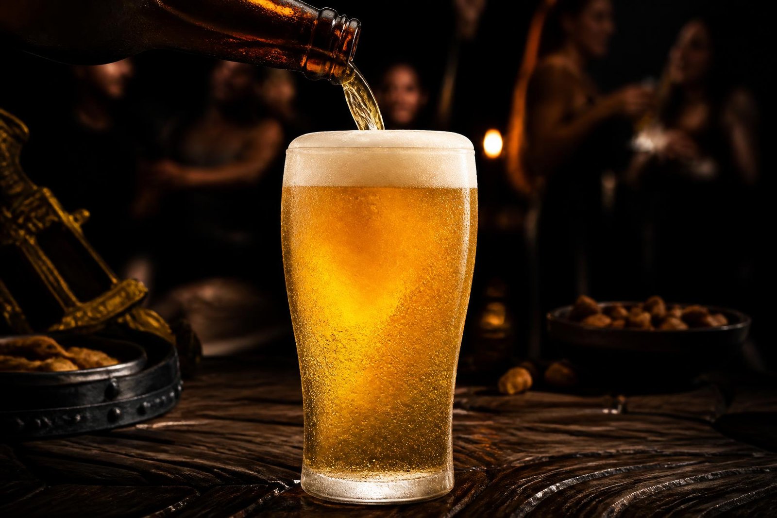 Chopp Barth Karve sendo servido