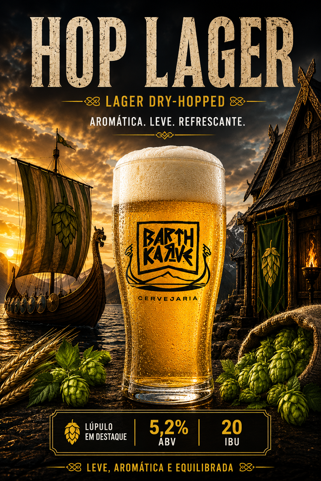 Cerveja Hop Lager — Hop Lager